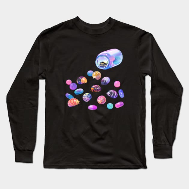 Pillbugs Long Sleeve T-Shirt by pikaole